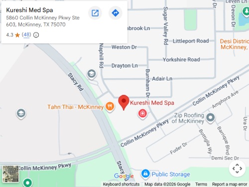 Get Directions to Kureshi Weight Loss & Medspa in McKinney, TX